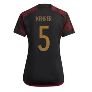 Tyskland Fotballdrakt Dame Thilo Kehrer #5 Bortetrøye FIFA VM 2022 Kortermet