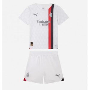AC Milan Fotballdrakt Bortedrakt Barn 2023-24 Kortermet (+ Korte bukser)