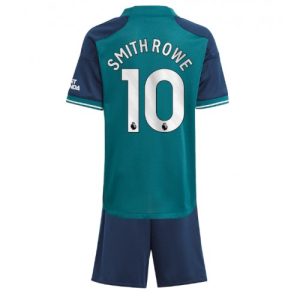 Arsenal Fotballdrakt Barn Emile Smith Rowe #10 Tredjedrakt 2023-24 Kortermet (+ Korte bukser)