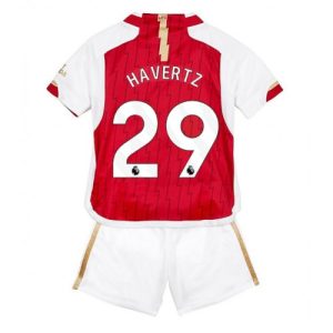 Arsenal Fotballdrakt Barn Kai Havertz #29 Hjemmedrakt 2023-24 Kortermet (+ Korte bukser)