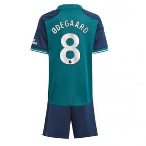 Arsenal Fotballdrakt Barn Martin Odegaard #8 Tredjedrakt 2023-24 Kortermet (+ Korte bukser)