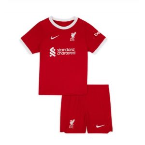 Liverpool Fotballdrakt Barn Hjemmedrakt 2023-24 Kortermet (+ Korte bukser)
