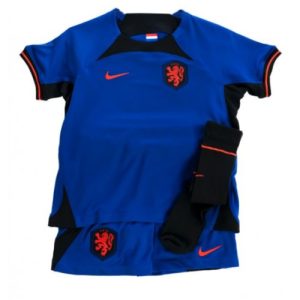 Nederland Fotballdrakt Barn Bortedrakt VM 2022 Kortermet (+ Korte bukser)