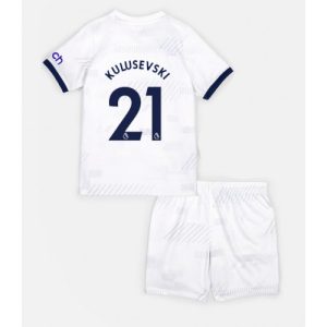 Tottenham Hotspur Fotballdrakt Barn Dejan Kulusevski #21 Hjemmedrakt 2023-24 Kortermet (+ Korte bukser)