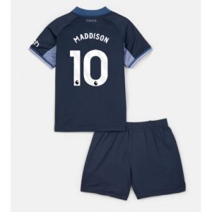 Tottenham Hotspur Fotballdrakt Barn James Maddison #10 Bortedrakt 2023-24 Kortermet (+ Korte bukser)