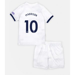 Tottenham Hotspur Fotballdrakt Barn James Maddison #10 Hjemmedrakt 2023-24 Kortermet (+ Korte bukser)