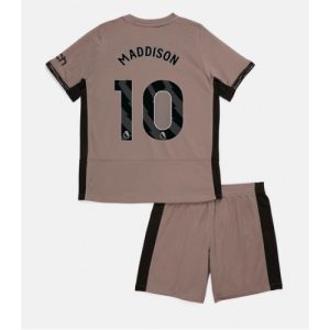 Tottenham Hotspur Fotballdrakt Barn James Maddison #10 Tredjedrakt 2023-24 Kortermet (+ Korte bukser)