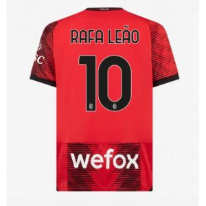 AC Milan Fotballdrakt Herre Rafael Leao #10 Hjemmedrakt 2023-24 Kortermet