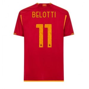 AS Roma Fotballdrakt Herre Andrea Belotti #11 Hjemmedrakt 2023-24 Kortermet