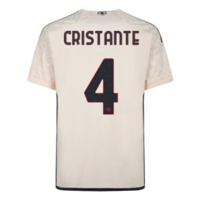 AS Roma Fotballdrakt Herre Bryan Cristante #4 Bortedrakt 2023-24 Kortermet