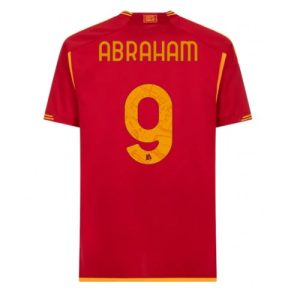 AS Roma Fotballdrakt Herre Tammy Abraham #9 Hjemmedrakt 2023-24 Kortermet