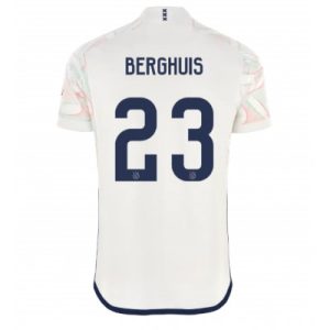 Ajax Fotballdrakt Herre Steven Berghuis #23 Bortedrakt 2023-24 Kortermet