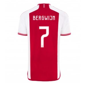 Ajax Fotballdrakt Herre Steven Bergwijn #7 Hjemmedrakt 2023-24 Kortermet