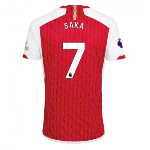 Arsenal Fotballdrakt Herre Bukayo Saka #7 Hjemmedrakt 2023-24 Kortermet