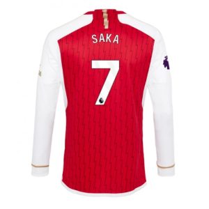 Arsenal Fotballdrakt Herre Bukayo Saka #7 Hjemmedrakt 2023-24 Langermet