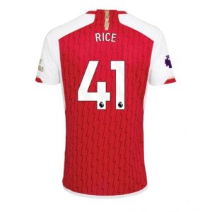 Arsenal Fotballdrakt Herre Declan Rice #41 Hjemmedrakt 2023-24 Kortermet