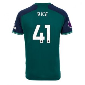 Arsenal Fotballdrakt Herre Declan Rice #41 Tredjedrakt 2023-24 Kortermet
