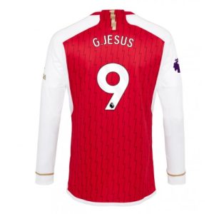Arsenal Fotballdrakt Herre Gabriel Jesus #9 Hjemmedrakt 2023-24 Langermet