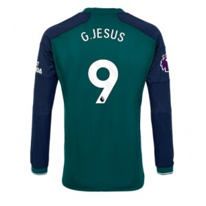 Arsenal Fotballdrakt Herre Gabriel Jesus #9 Tredjedrakt 2023-24 Langermet