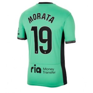 Atletico Madrid Fotballdrakt Herre Alvaro Morata #19 Tredjedrakt 2023-24 Kortermet