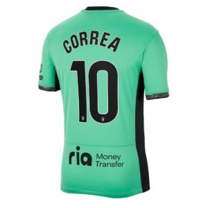 Atletico Madrid Fotballdrakt Herre Angel Correa #10 Tredjedrakt 2023-24 Kortermet
