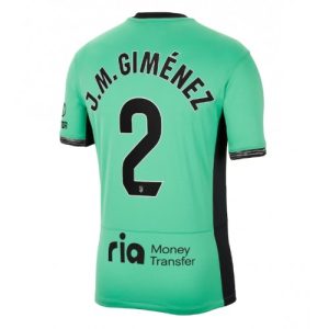 Atletico Madrid Fotballdrakt Herre Jose Gimenez #2 Tredjedrakt 2023-24 Kortermet