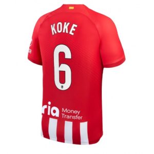 Atletico Madrid Fotballdrakt Herre Koke #6 Hjemmedrakt 2023-24 Kortermet