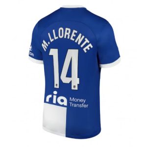 Atletico Madrid Fotballdrakt Herre Marcos Llorente #14 Bortedrakt 2023-24 Kortermet