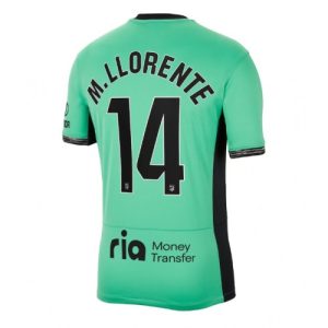 Atletico Madrid Fotballdrakt Herre Marcos Llorente #14 Tredjedrakt 2023-24 Kortermet