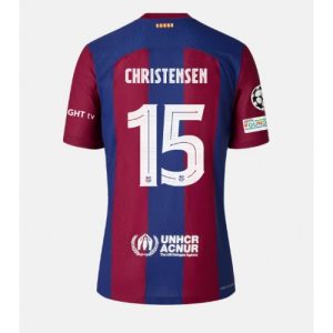 Barcelona Fotballdrakt Herre Andreas Christensen #15 Hjemmedrakt 2023-24 Kortermet