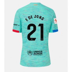 Barcelona Fotballdrakt Herre Frenkie de Jong #21 Tredjedrakt 2023-24 Kortermet