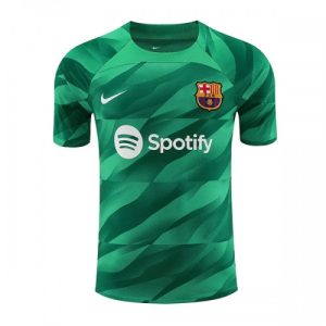 Barcelona Fotballdrakt Herre Keeper Hjemmedrakt 2023-24 Kortermet