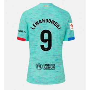 Barcelona Fotballdrakt Herre Robert Lewandowski #9 Tredjedrakt 2023-24 Kortermet