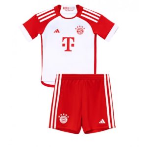 Bayern Munich Fotballdrakt Barn Hjemmedrakt 2023-24 Kortermet (+ Korte bukser)