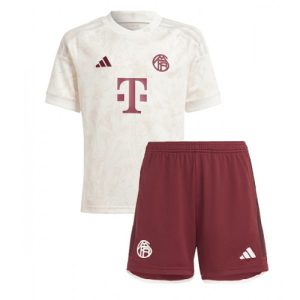 Bayern Munich Fotballdrakt Barn Tredjedrakt 2023-24 Kortermet (+ Korte bukser)