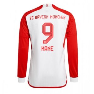 Bayern Munich Fotballdrakt Herre Harry Kane #9 Hjemmedrakt 2023-24 Langermet