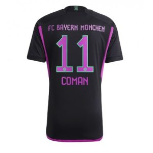 Bayern Munich Fotballdrakt Herre Kingsley Coman #11 Bortedrakt 2023-24 Kortermet