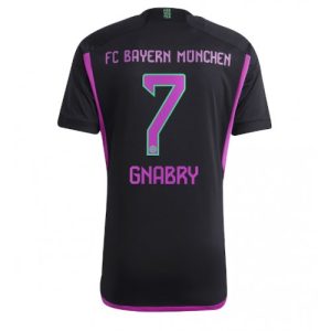 Bayern Munich Fotballdrakt Herre Serge Gnabry #7 Bortedrakt 2023-24 Kortermet