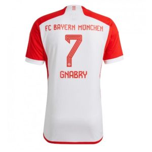 Bayern Munich Fotballdrakt Herre Serge Gnabry #7 Hjemmedrakt 2023-24 Kortermet