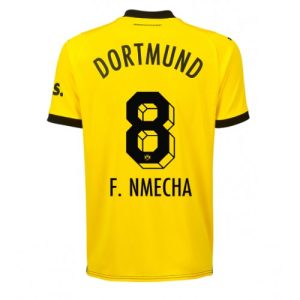 Borussia Dortmund Fotballdrakt Herre Felix Nmecha #8 Hjemmedrakt 2023-24 Kortermet