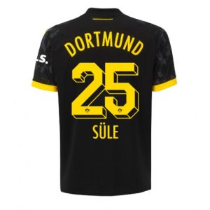 Borussia Dortmund Fotballdrakt Herre Niklas Sule #25 Bortedrakt 2023-24 Kortermet