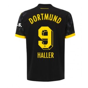 Borussia Dortmund Fotballdrakt Herre Sebastien Haller #9 Bortedrakt 2023-24 Kortermet