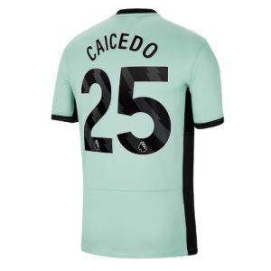 Chelsea Fotballdrakt Herre Moises Caicedo #25 Tredjedrakt 2023-24 Kortermet