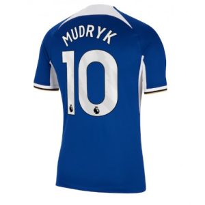 Chelsea Fotballdrakt Herre Mykhailo Mudryk #10 Hjemmedrakt 2023-24 Kortermet