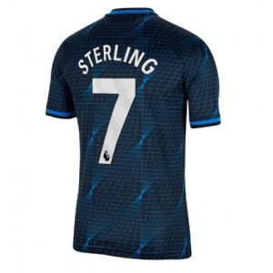 Chelsea Fotballdrakt Herre Raheem Sterling #7 Bortedrakt 2023-24 Kortermet