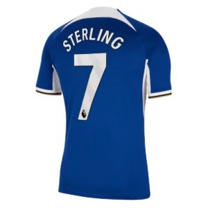 Chelsea Fotballdrakt Herre Raheem Sterling #7 Hjemmedrakt 2023-24 Kortermet