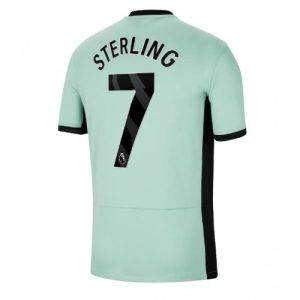 Chelsea Fotballdrakt Herre Raheem Sterling #7 Tredjedrakt 2023-24 Kortermet