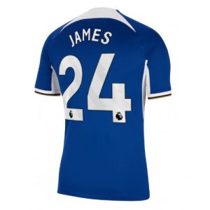 Chelsea Fotballdrakt Herre Reece James #24 Hjemmedrakt 2023-24 Kortermet