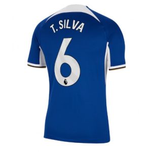 Chelsea Fotballdrakt Herre Thiago Silva #6 Hjemmedrakt 2023-24 Kortermet