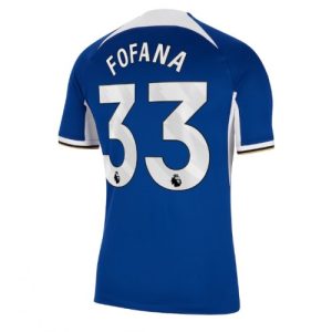 Chelsea Fotballdrakt Herre Wesley Fofana #33 Hjemmedrakt 2023-24 Kortermet